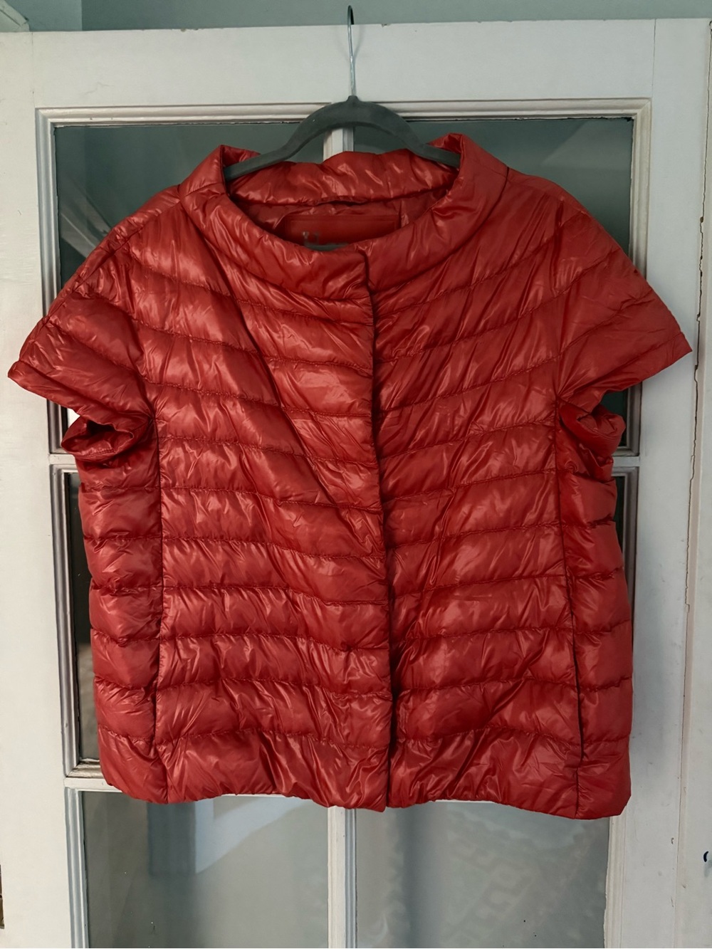 Herno Short-Sleeve Quilted Puffer Jacket - Burnt Orange